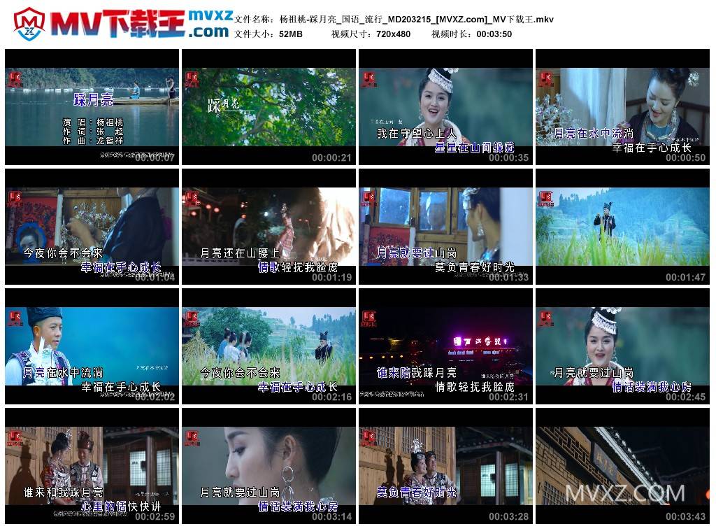 杨祖桃-踩月亮_国语_流行_MD203215